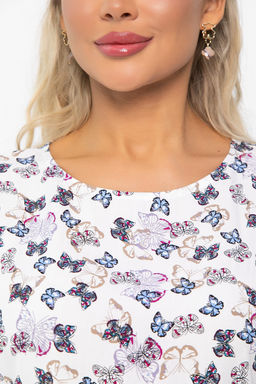 Блуза Маргоша (белая) Б13544-16М - Lt collection фото 4