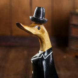 Сувенир «Утка во фраке», 13×9×29 см, дерево