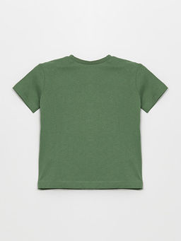 Bisiklet Yaka K?sa Kollu Bask?l? Erkek Bebek Ti??rt - Waikiki фото 2