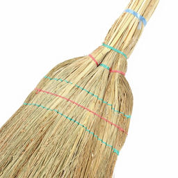 Веник узбекский из сорго 3-х прошивной 3-х лучевой, 87-96 см, ручная работа
