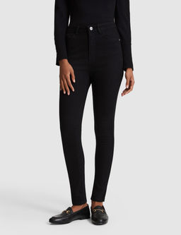 Siyah Skinny Fit Jean Pantolon