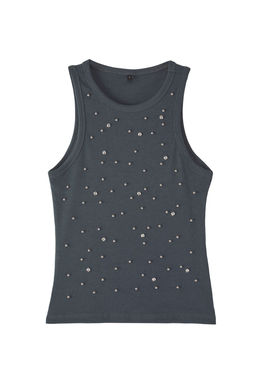 TRENDYOLMILLA Ekru Fitted/Vucuda Oturan Inci Tasl? Orme Atlet TWOSS25AL00003  фото 6