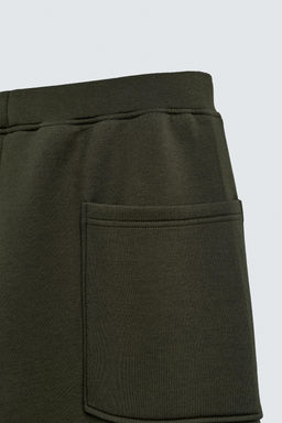 WIDE-LEG NEOPRENE EFFECT TROUSERS - Zara фото 9