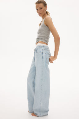 Baggy Regular Waist Jeans - H&m фото 6
