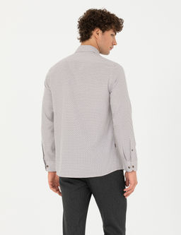Kahverengi Slim Fit Uzun Kollu G_mlek