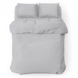 Пододеяльник 2-х спальный на пуговицах "Дельфиниум" 175х215см, сатин 135г/м2, хлопок 100%, упаковка "классическая" ПВХ 28х41см, "Домашняя мода" (Россия)