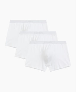 ATLANTIC 3MH-011 Трусы шорты Solid - набор 3 шт. белый