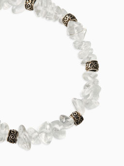 Браслет "Стиляшка" крошка, цвет белый в серебре