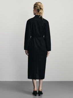 Платье-рубашка изо льна / Zarina  фото 7