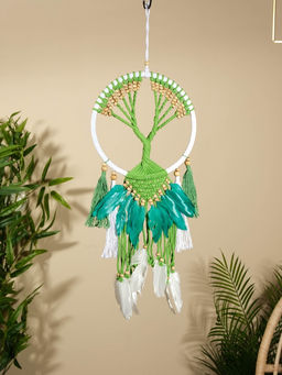 Ловец снов «Зелёное дерево», 22×60 см