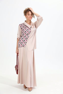 Жакет NIKVA н902-5 крем-брюле и ромбы Армани  фото 2