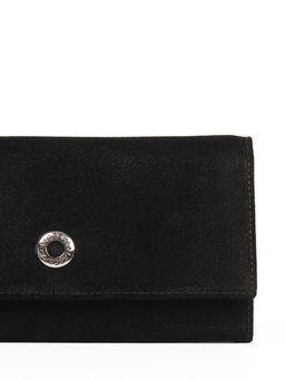 LACCOMA кошелек LA-1081-Z-черный натуральная замша  фото 3