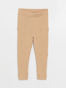 Beli Lastikli Basic K?z Bebek Triko Tayt