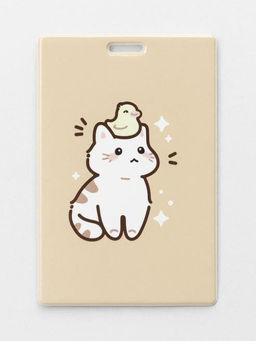Держатель для карт Аниме Cat duck (6,5 х 10,4 см)