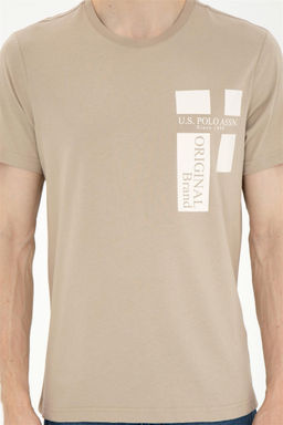 Мужская футболка светло-хаки - U.s. polo assn фото 6