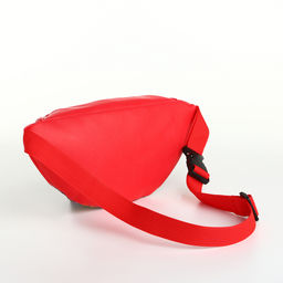 Сумка поясная детская на молнии, красная