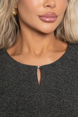 Джемпер трикотажный Претти (темно-серая) Б14993-50М