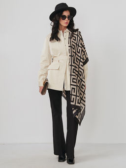 Большой, мягкий, тонкий и очень нежный двусторонний палантин - Tantino фото 2