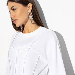 Свитшот Согласна на большее (вайт) - Charutti фото 3