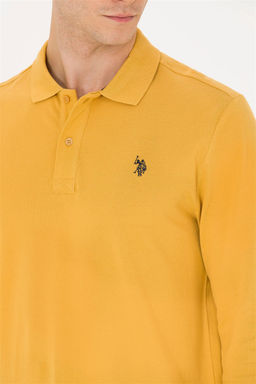 Мужской горчичный базовый свитшот Неожиданная скидка в корзине - U.s. polo assn фото 7