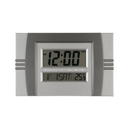Часы электронные настенные, настольные, с будильником, 2хААА, 29×18.5×2 см