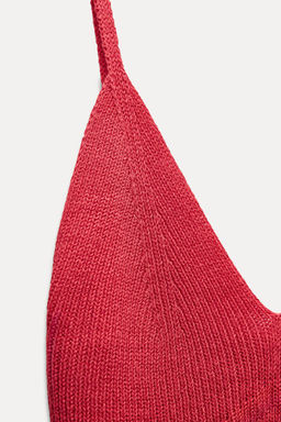 KNIT V-NECK TOP - Zara фото 19