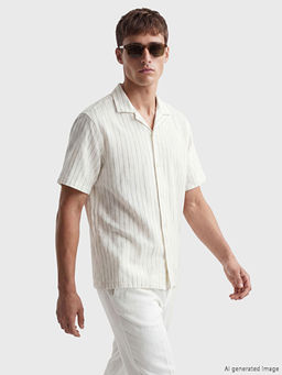 Рубашка Regular Fit мужская в полоску