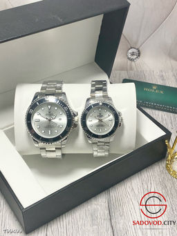 Новые парные кварцевые часы (комлпект) с металлическим ремешком - Bruno фото 23