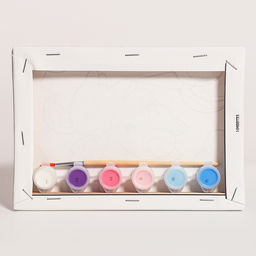 Картина по номерам для детей «Единорожка с шариками», 21×15 см