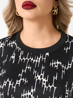 Блузка 0087-29 черный матовый