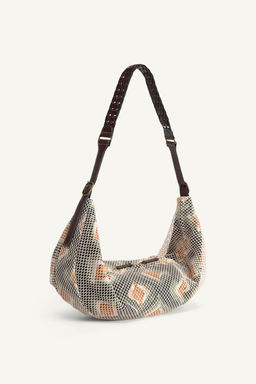 LIMITED EDITION FABRIC SHOULDER BAG - Zara фото 2