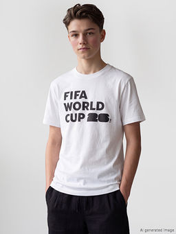F?fa 2026 D?nya Kupas? Bask?l? Erkek ?ocuk Ti??rt