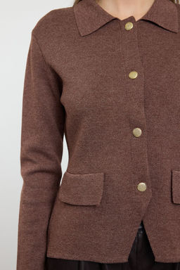 TRENDYOLMILLA Siyah Premium Iplik/Ozel Iplik Basic Triko H?rka TWOAW25HI00151 фото 4