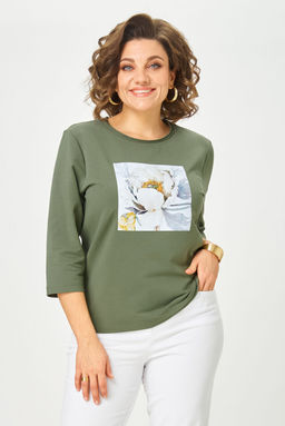 Джемпер Rumoda 2282 зеленый  фото 5