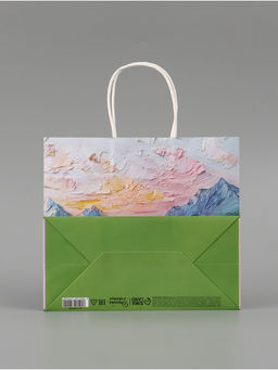 Цена за 2 шт. Пакет подарочный «Цветочное поле», 25 × 22 × 12 см