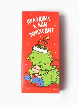 Носки женские новогодние набор 5 пар KAFTAN Праздник к нам приходит, размер 36-39 (23-25 см)  фото 2