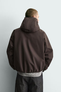 COMBINED WATER-REPELLENT TECHNICAL FLEECE JACKET - Zara фото 11