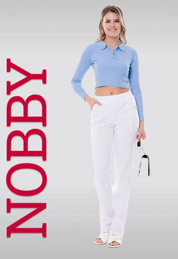 NOBBY, Женские брюки 9221-10 (белый)