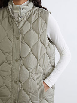 Dik Yaka Kapitone Kad?n ?i?me Yelek