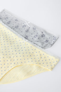 6-14 A?OS/ PACK SEIS BRAGUITAS OSOS / Azul / Blanco - Zara фото 6