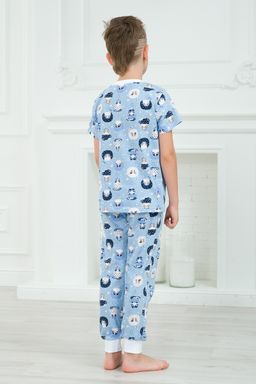 Пижама подростковая из футболки и брюк из кулирки Кошки - Амадэль фото 6