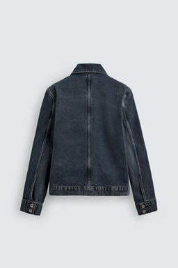 LIMITED EDITION ZIP-UP DENIM JACKET - Zara фото 16