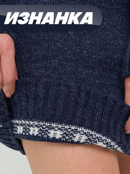 Платье женское 5252-2489. 189/10480 т.синий/молоко