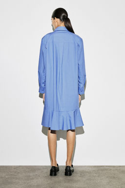 VESTIDO CAMISERO DE ALGOD?N CON VOLANTE - H&m фото 7