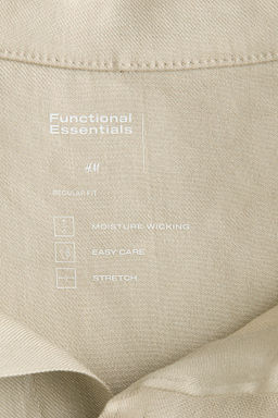 Camisa en mezcla de lino Easy-care Regular Fit - H&m фото 6