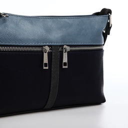 Сумка кросс-боди на молнии, цвет синий - Simaland фото 4