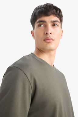 %100 Pamuk Regular Fit Basic Ti__rt - Defacto фото 6