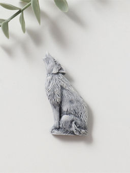 Магнит "Волк воет" (барельеф), 6см