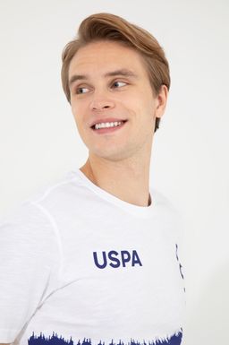 U. S. Polo Assn Мужская синяя футболка с круглым вырезом - U.s. polo assn фото 2