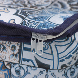 Кофр для хранения вещей Доляна Мозаика, 453020 см, синий фото 3